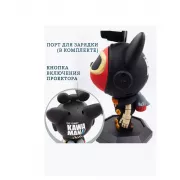 Ночник проектор звездное небо CASTLELADY собака серая космонавт ROBOT DOG