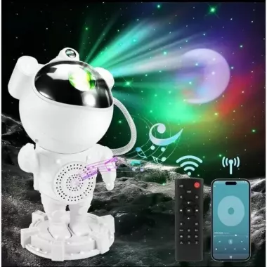 Ночник проектор зоряного неба Астронавт із Bluetooth колонкою Sky Star Astronaut Bambi ZZ-202 Ночник проектор зоряного неба Астронавт із Bluetooth колонкою Sky Star Astronaut Bambi ZZ-202