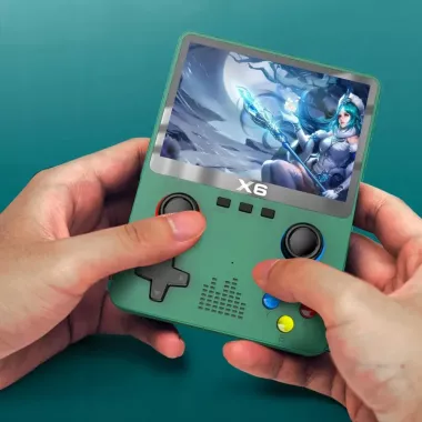 Новая переносная консоль для игры x6 3,5-calowy экран ips ретро мини