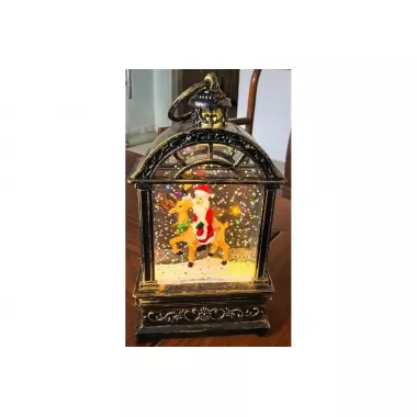 Новогодний декоративный ночник «Санта на олене»