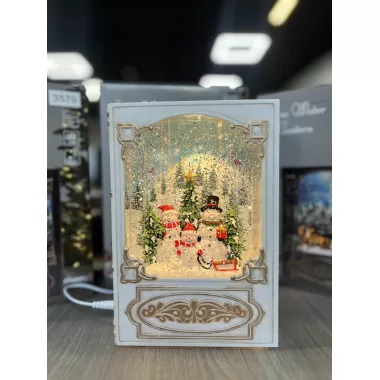 Новогодний музыкальный ночник-светильник XMAS WDL 24023B