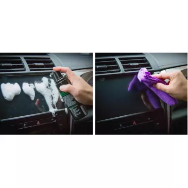 Новый очиститель салона автомобиля, 30 мл, очиститель приборной панели автомобиля, сидений, обивки, кожи, пластика, винила