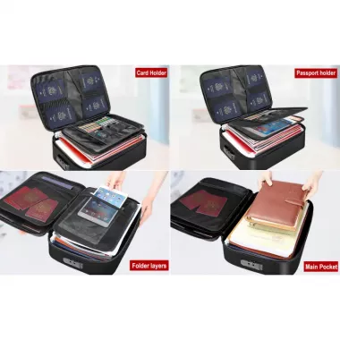 Органайзер для документов формата А4 черный Органайзер для документов формата А4 черный