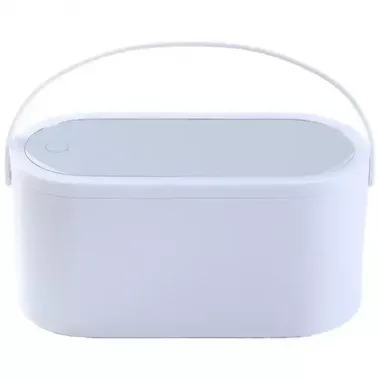 Органайзер кошик бокс ємність настільна для косметики із дзеркалом підсвічуванням від USB