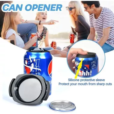 Открывалка для банок, винтовая открывалка для напитков CAN OPNER LY-451, Универсальная открывалка 2в1 Открывалка для банок, винтовая открывалка для напитков CAN OPNER LY-451, Универсальная открывалка 2в1