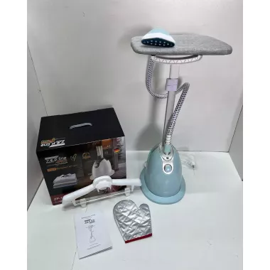 Голубой Отпариватель вертикальный для одежды со стойкой Zepline ZP-130 3000W