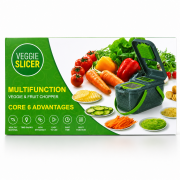 Овочерізка Мультислайсер vegetable cutter / Мультислайсер для овочів та фруктів / Механічний ручний подрібнювач