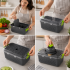 Овочерізка Мультислайсер vegetable cutter / Мультислайсер для овочів та фруктів / Механічний ручний подрібнювач