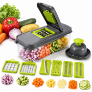 Овочерізка Мультислайсер vegetable cutter / Мультислайсер для овочів та фруктів / Механічний ручний подрібнювач