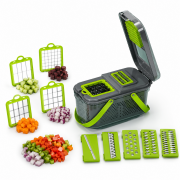 Овочерізка Мультислайсер vegetable cutter / Мультислайсер для овочів та фруктів / Механічний ручний подрібнювач