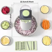 Овощерезка с контейнером Vegetable Cutter 9 в 1