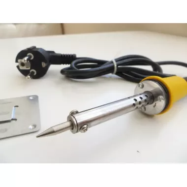 Паяльник электрический для соединения металлических деталей, 40 Вт, желтый