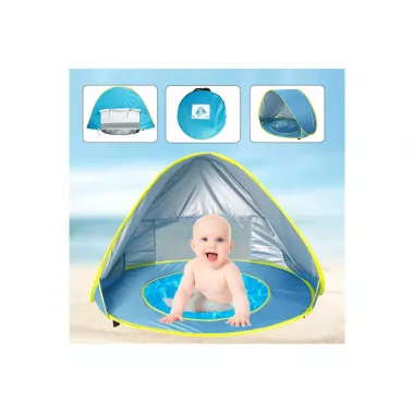 Палатка детская с бассейном автоматическая WM-BABY POOL