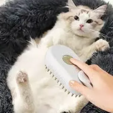 Паровая щетка массажер спрей 3 в 1 PET SPRAY MASSAGE BRUSH для вычесывания собак и кошек с паровым распылителем с ручкой Паровая щетка массажер спрей 3 в 1 PET SPRAY MASSAGE BRUSH для вычесывания собак и кошек с паровым распылителем с ручкой