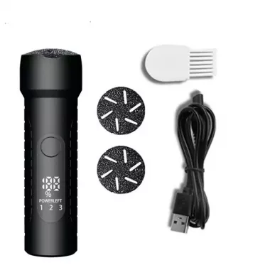 Пемза электрическая для ног пемза с круглыми насадками для ног на USB роликовая пилка Schwarz&Mayer 17 элементов в наборе