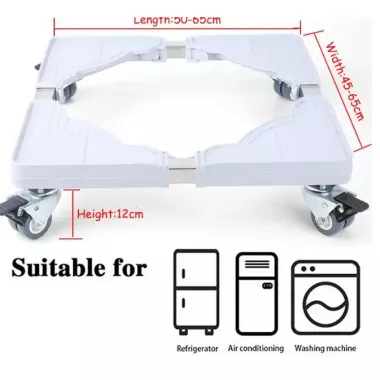 Передвижная подставка на колесиках для стиральной машины и холодильника