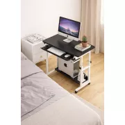 Передвижной компьютерный стол DASH-1845 80х45х69-85 см Чёрный