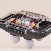 Перкусійний масажер для тіла, 4 головок, від USB, YCY -1601 / Масажер для спини / Вібромасажер