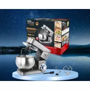 Планетарный миксер тестомес Zepline ZP-105 из нержавеющей стали Кухонный комбайн с чашей на 6л мощностью 3500 Вт