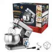 Планетарный миксер тестомес Zepline ZP-105 из нержавеющей стали Кухонный комбайн с чашей на 6л мощностью 3500 Вт