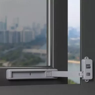 Пластиковый замок для окон, фиксация, стопор безопасности для детей, AND 1-42