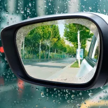 Пленка на зеркало антидождь 2 шт Anti Fog 100*145 мм