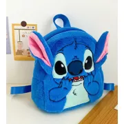 Плюшевый рюкзак Стич Disney Fairy Stitch мягкий детский рюкзак с ушками и мордочкой синий