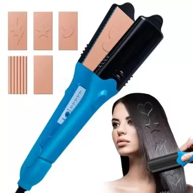 Плойка-выпрямитель для волос со сменными насадками HAIR STYLE XL-619 Утюжок с керамическим покрытием Плойка-выпрямитель для волос со сменными насадками HAIR STYLE XL-619 Утюжок с керамическим покрытием