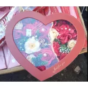 Подарочный набор мыла букет из роз в коробке Love Light Rose Flower