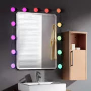 Подсветка для зеркала с пультом регулировкой яркости цвета Vanity Mirror Lights RGB разноцветная