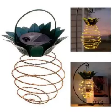 Подвесной светильник на солнечной батарее в виде ананаса Подвесной светильник на солнечной батарее в виде ананаса