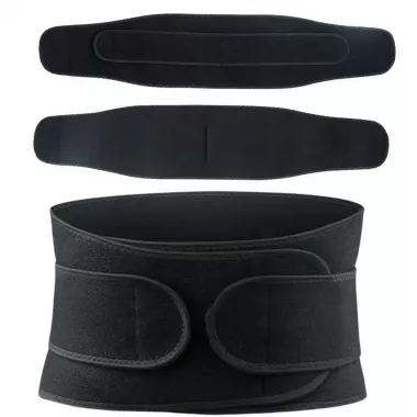 Пояс для спины при физических нагрузках на липучках / Пояс на поясницу / Ортопедический пояс для поясницы