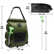 Походный туристический душ / Дачный душ / Портативный душ для кемпинга 20 литров