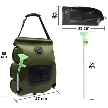 Походный туристический душ / Дачный душ / Портативный душ для кемпинга 20 литров