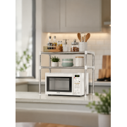 Полиця-органайзер для мікрохвильової печі Multifunctional storage rack / Multifunctional storage rack / Кухонна полиця-стелаж