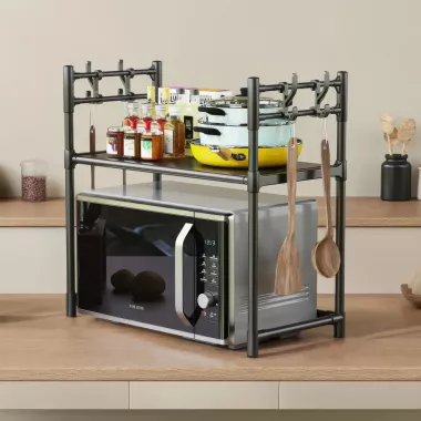 Полка-стеллаж для микроволновки - Кухонный стеллаж для микроволновки SKLM-22