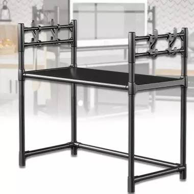 Полка-стеллаж для микроволновки - Кухонный стеллаж для микроволновки SKLM-22