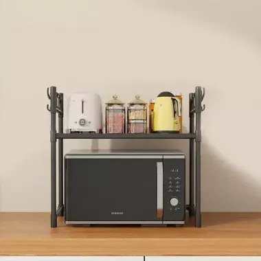 Полка-стеллаж для микроволновки - Кухонный стеллаж для микроволновки SKLM-22