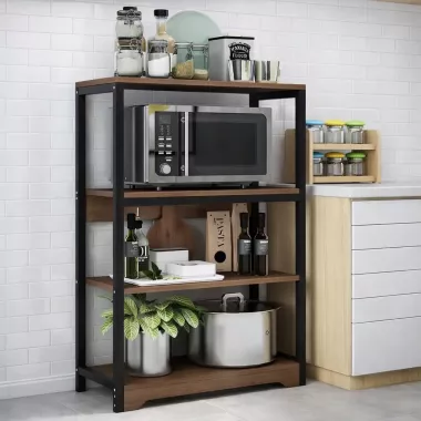 Полка-стеллаж XLB-L121G/ Шкаф-органайзер для кухни 30х60х100см