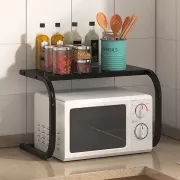 Полочка для микроволновки 53х32х32см / Подставка для микроволновки / Настольная полка органайзер