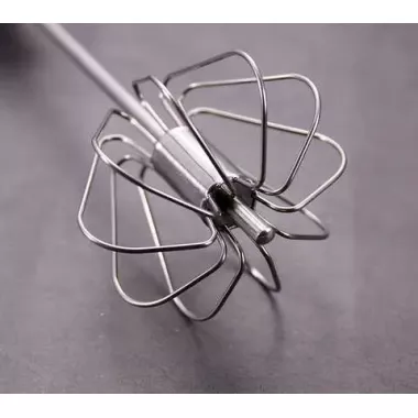 Портативный полуавтоматический универсальный миксер для яиц, блинов, соусов Cookkiss 33см с нержавеющей стали Портативный полуавтоматический универсальный миксер для яиц, блинов, соусов Cookkiss 33см с нержавеющей стали