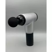 Портативний ручний масажер Fascial Gun KH-320 чорний, М'язовий ручний ударний масажер