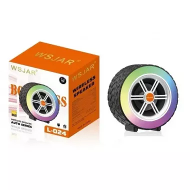 Портативная беспроводная Bluetooth колонка WSJAR L-024 Компактная колонка с подсветкой и уникальным дизайном