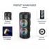 Портативная Bluetooth-колонка Sing-e ZQS4239 с LED-подсветкой / Беспроводная колонка для вечеринок с микрофоном 30W Портативная Bluetooth-колонка Sing-e ZQS4239 с LED-подсветкой / Беспроводная колонка для вечеринок с микрофоном 30W