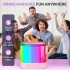 Портативная Bluetooth-колонка T7 с LED подсветкой / Караоке-колонка для детей и взрослых 2 микрофона Портативная Bluetooth-колонка T7 с LED подсветкой / Караоке-колонка для детей и взрослых 2 микрофона