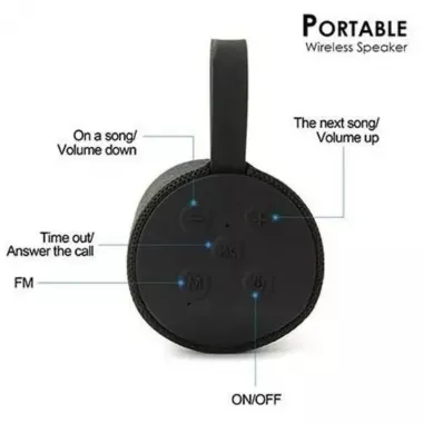 Портативная колонка TiG TG113 с Bluetooth и защитой от влаги