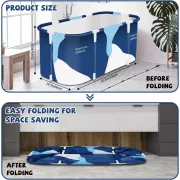 Портативна складна ванна / Сімейна СПА-ванна / Складна переносна ванна з каркасом 120x55*50 см