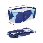 Портативна складна ванна / Сімейна СПА-ванна / Складна переносна ванна з каркасом 120x55*50 см