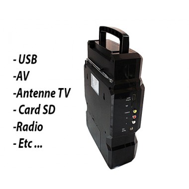 Портативная солнечная станция gdLite GD-8086 / солнечная панель с мини телевизором повер банк Портативная солнечная станция gdLite GD-8086 / солнечная панель с мини телевизором повер банк