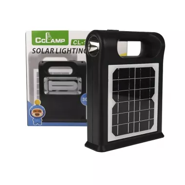 Портативная встроенная солнечная панель Cclamp CL-12, фонарь с дополнительными светодиодными лампами и боковыми лампами